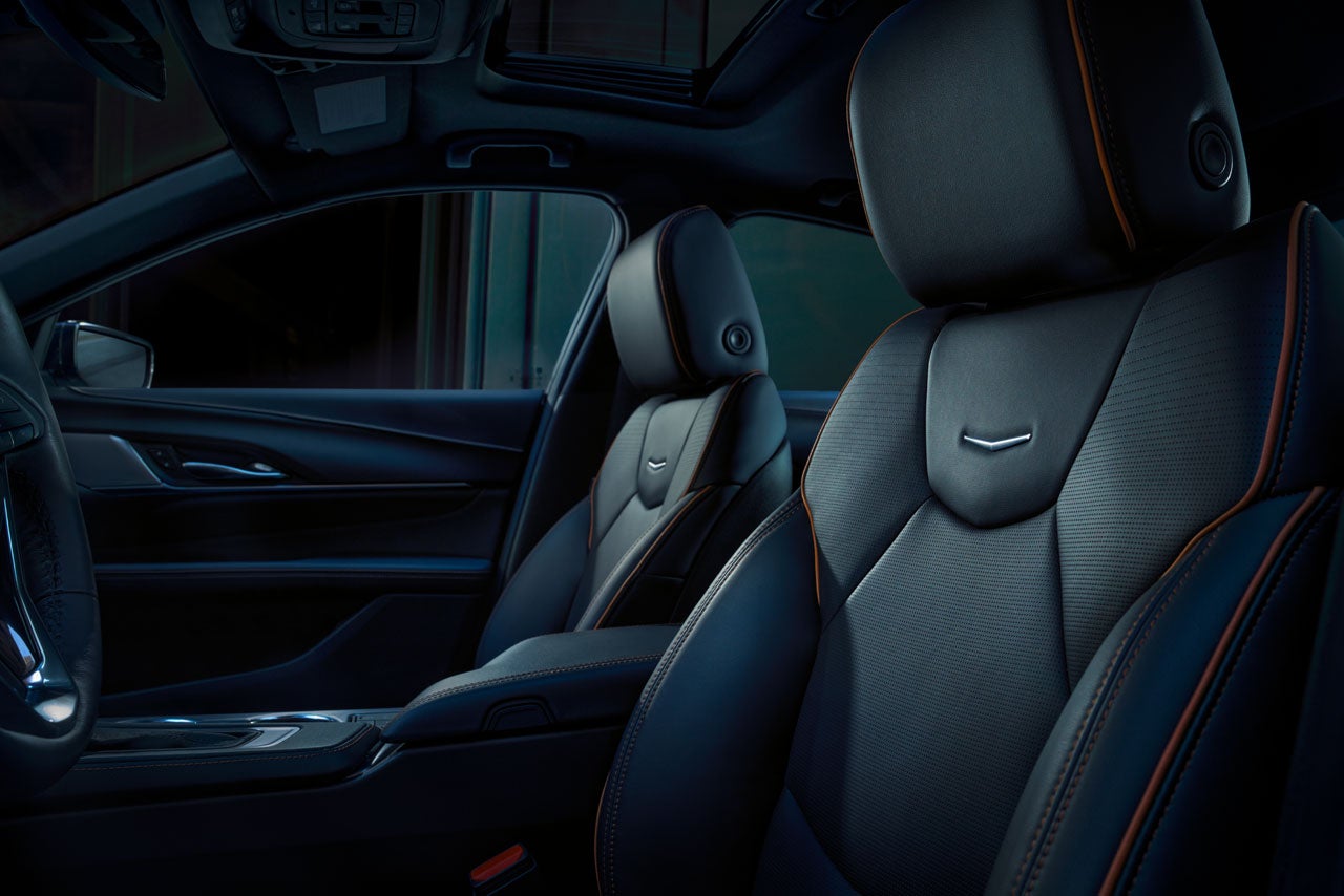 Driver's Front Row View of the Luxury Seating in a 2026 CT4